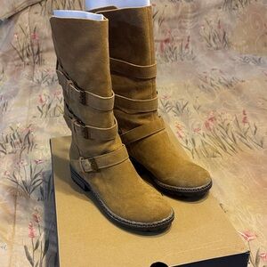 American Eagle Outfitters Brown Multi-Strap Heeled Boots